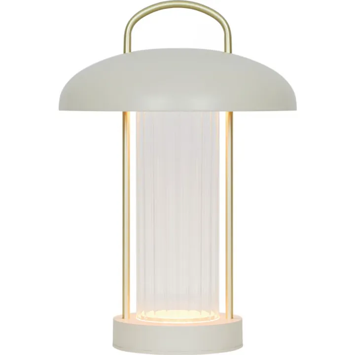 Nordlux Mirano genopladelig , beige – bordlampe — produktfoto
