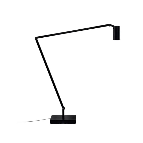 Nemo UNTITLED Linear lampe m/bordfod, sort – bordlampe — produktfoto
