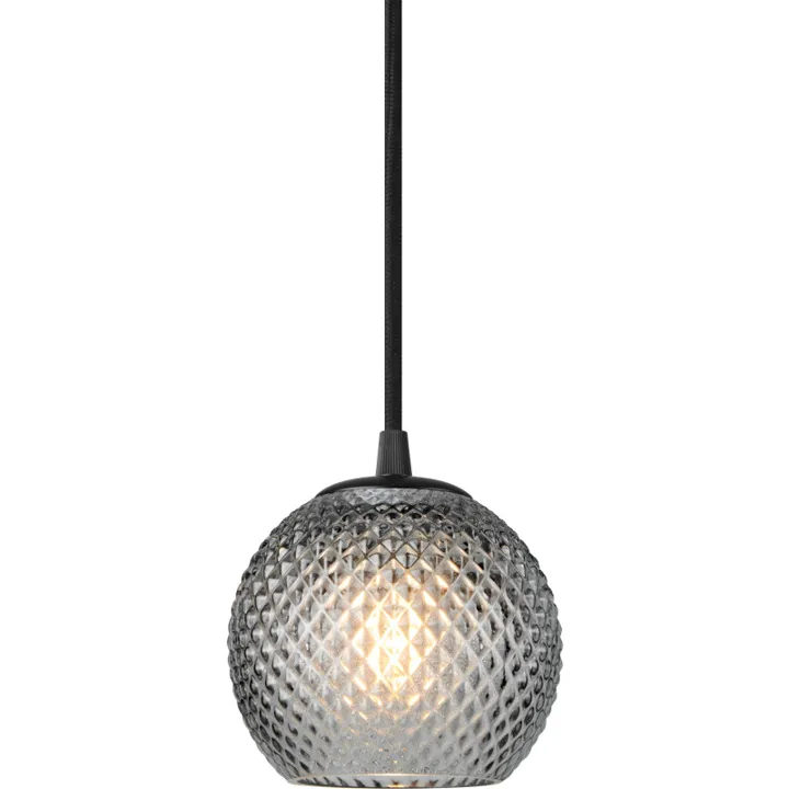 Halo Design Nobb , røgfarvet, Ø12 cm – pendel — produktfoto