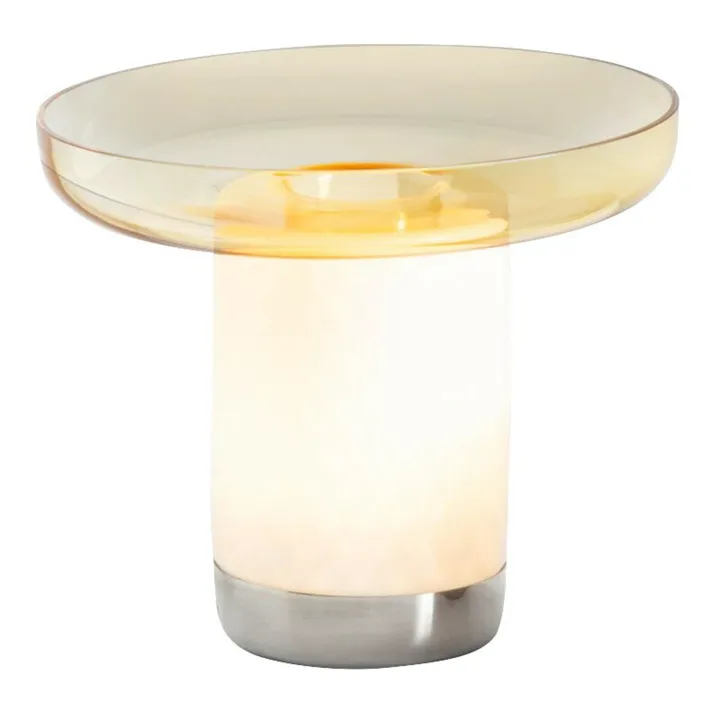 Artemide Bontá Topaz Med Glasfad – transportabel bordlampe — produktfoto