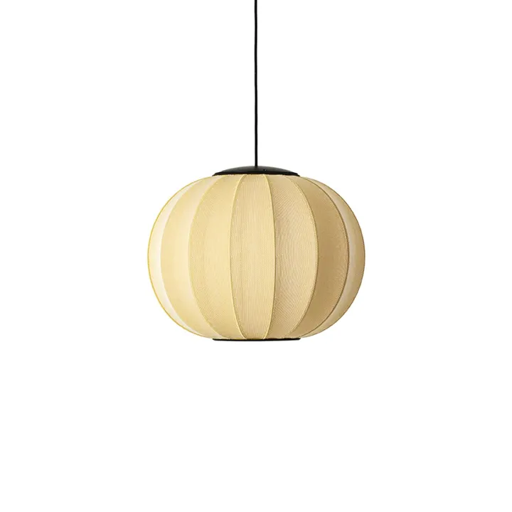 Made By Hand Knit-Wit Round Ø45 Sunrise LED – pendel — produktfoto