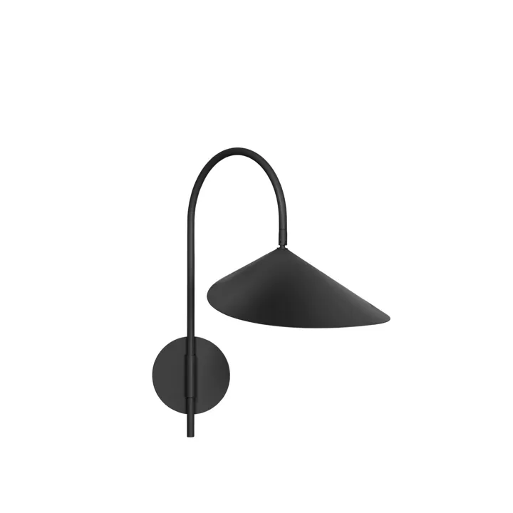 Ferm Living Arum Swivel Hardwired Sort – væglampe — produktfoto