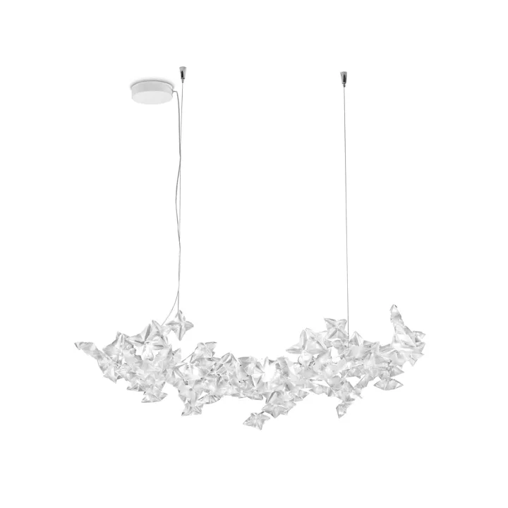Slamp Hanami Stor Transparent/Transparent Wire – pendel — produktfoto