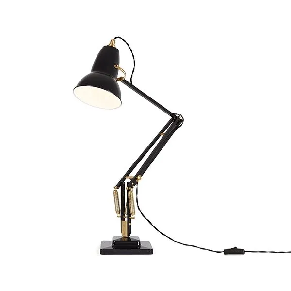 Anglepoise Original 1227 Messing Jet Black – bordlampe — produktfoto