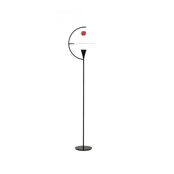 Nemo Newton Sort/ Hvid – gulvlampe — produktfoto