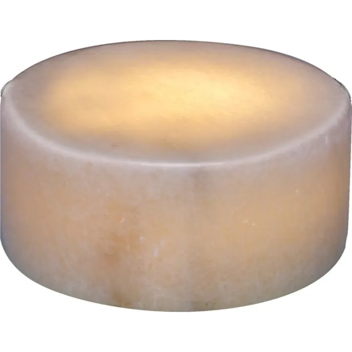 Unison marmor bordlys, hvid, H4 cm – bordlampe — produktfoto
