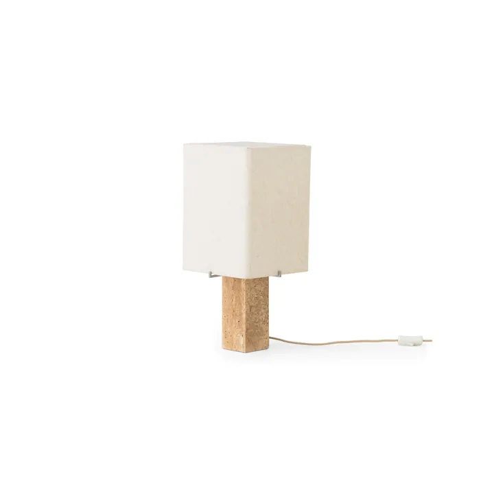 Audo Copenhagen Nonna H49 Travertin/Sand – bordlampe — produktfoto