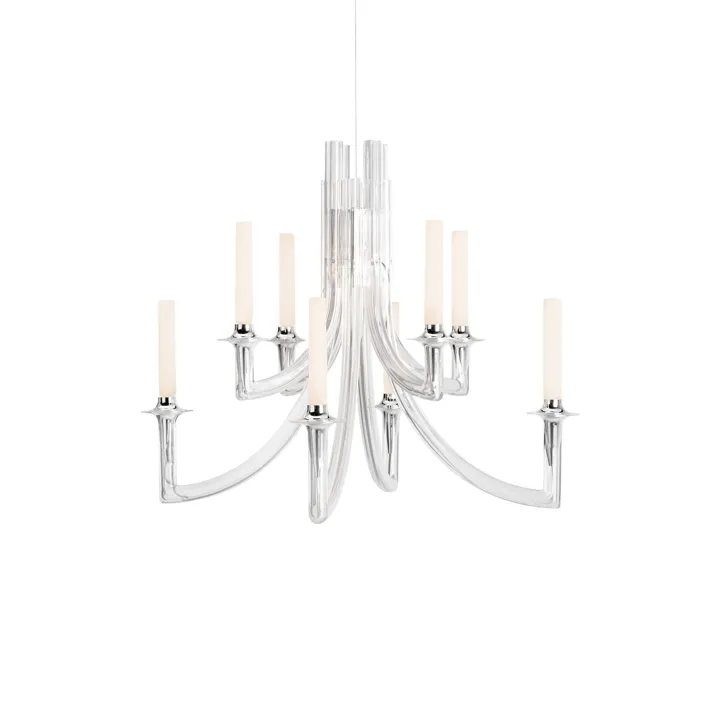 Kartell KHAN METAL Krystal – lysekrone — produktfoto