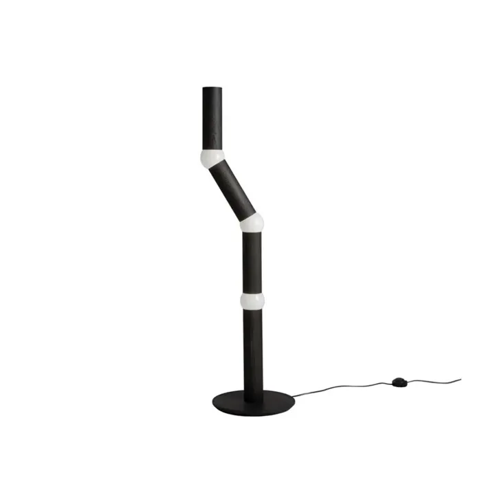 Oblure LIGHTBONE Sort Eg – gulvlampe — produktfoto