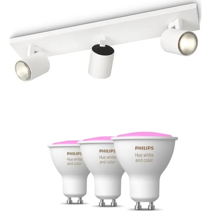 Philips Hue Philips Runner 3-Spot med Hue White Color Ambiance pærer – pære — produktfoto