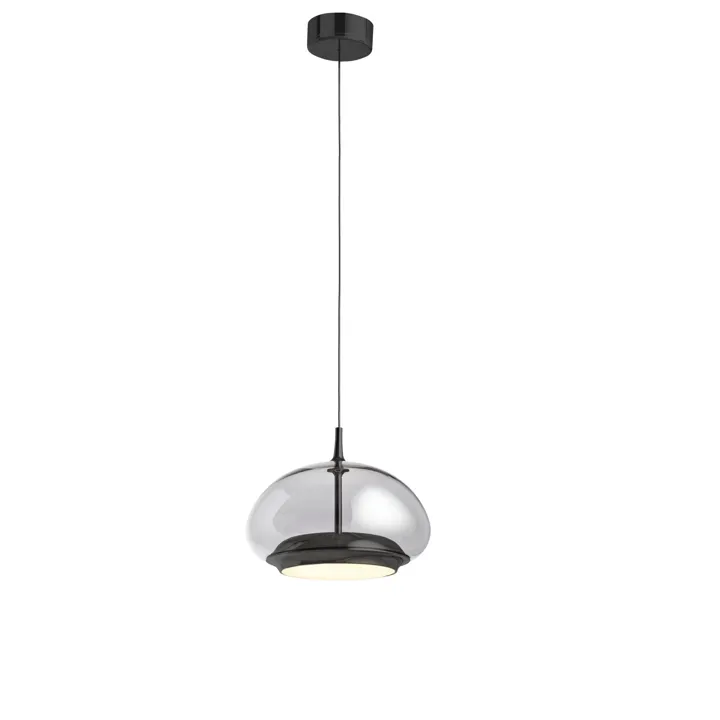 Loom Design Avalon Røget/Sort Krom – pendel — produktfoto