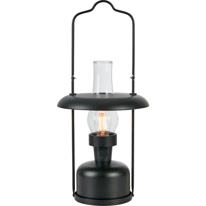 Markslöjd Fanos genopladelig , sort – bordlampe — produktfoto