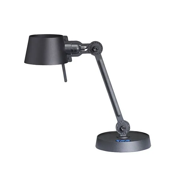 Tonone Bolt Kort En Arm Smokey Black – bordlampe — produktfoto