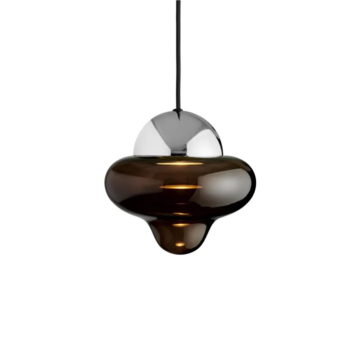 Design By Us Nutty Brun/Krom – pendel — produktfoto