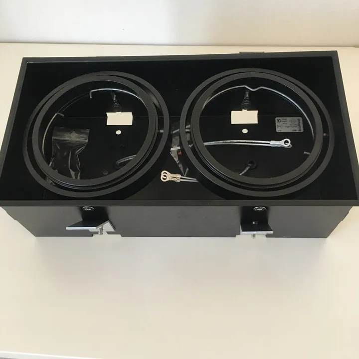 Spinner X 2 downlight sort PSM (outlet) – spot — produktfoto