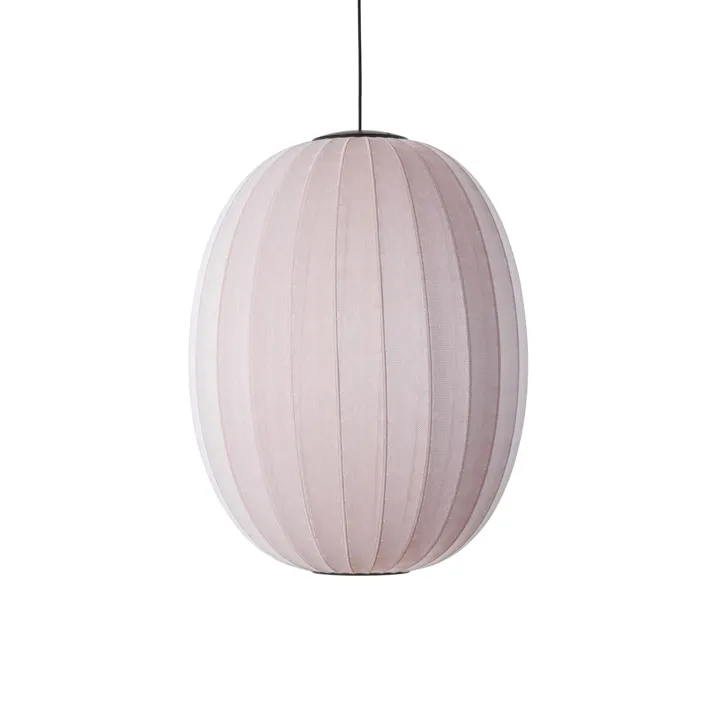 Made By Hand Knit-Wit High/Oval Ø65 Sand Stone LED – pendel — produktfoto