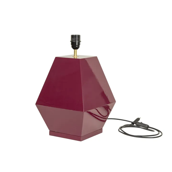 Oi Soi Oi Hexagon Base til Beetroot – bordlampe — produktfoto