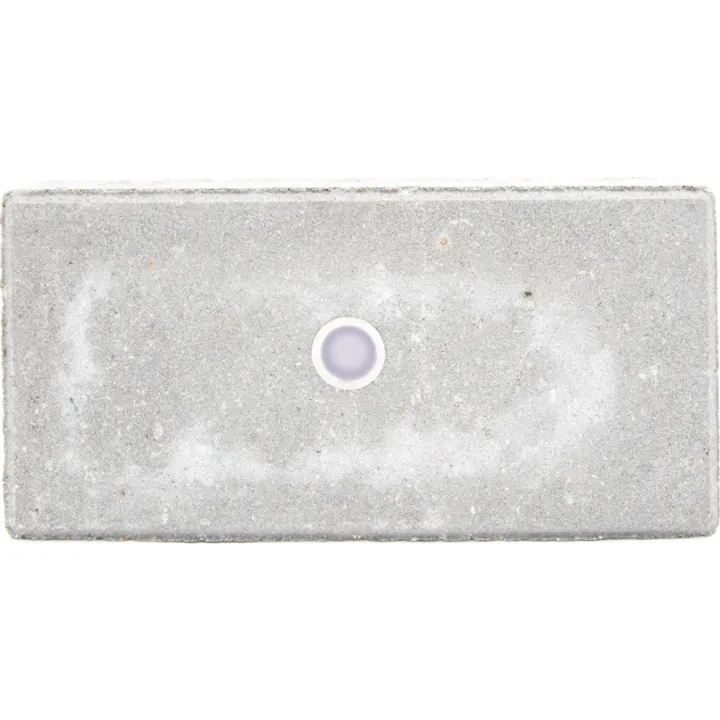 Light By Juul betonflise med Cosmos spot, grå, 15x30x5 cm – udendørslampe — produktfoto