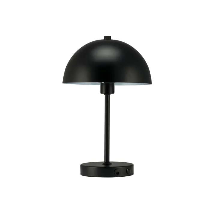 Dyberg Larsen Stockholm LED Mat Sort – transportabel bordlampe — produktfoto