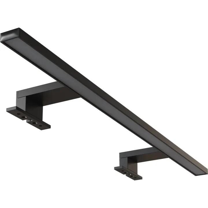 Dansani Mido+ Libra spejllampe, sort, 60 cm – væglampe — produktfoto