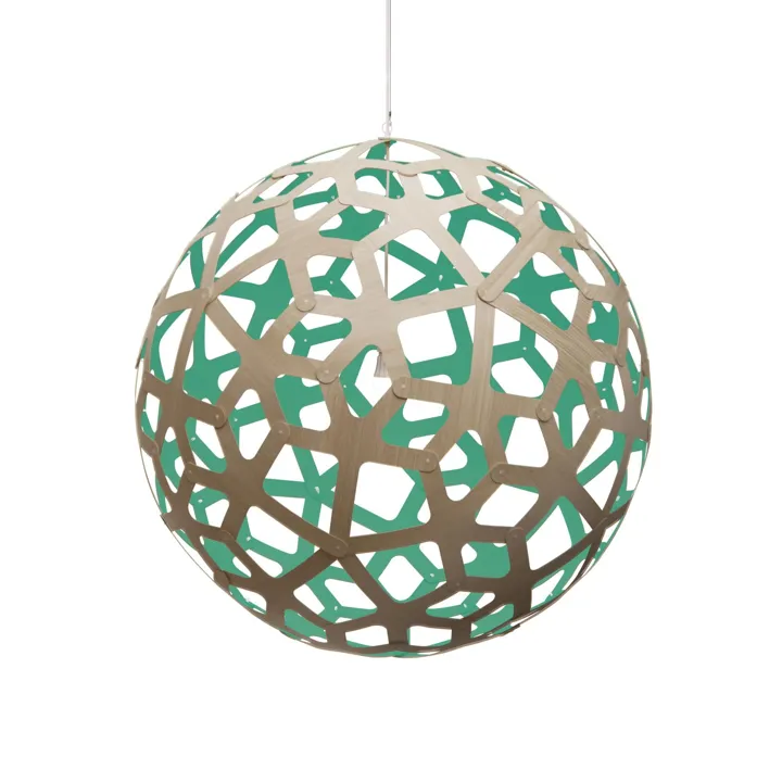 David Trubridge Coral Ø120 Aqua – pendel — produktfoto