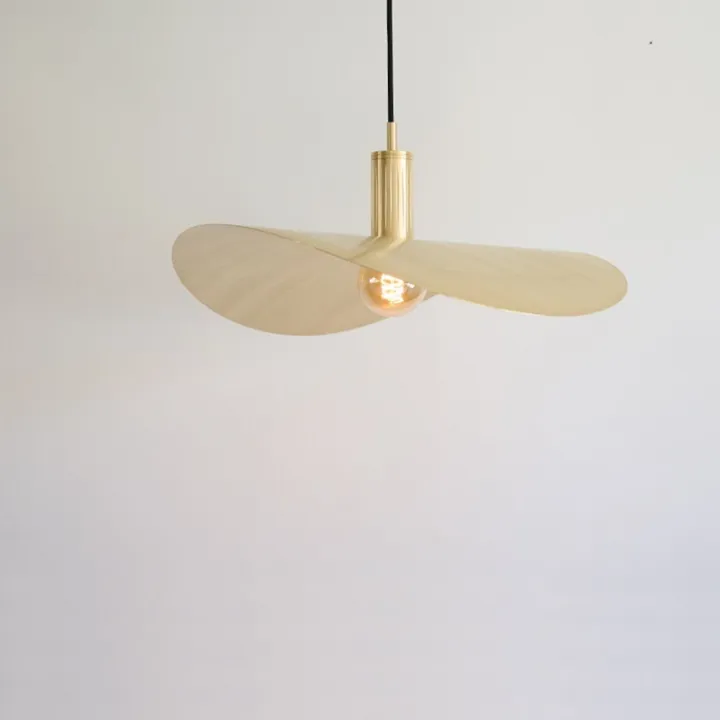 RAMA Lights Leaf Large - Messing – pendel — produktfoto