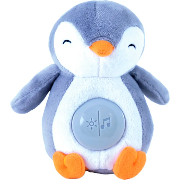 Ingenuity 3 stk Ingenuity Slumber Buddies pingvin bamselampe – dekorationslys — produktfoto