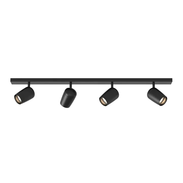 Astro Koto Four Mat Sort – loftlampe — produktfoto