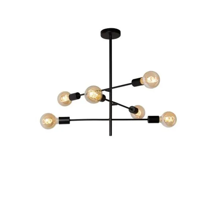 Lucide Lester 6 Sort – pendel — produktfoto