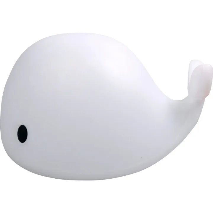 Filibabba Hvalen Christian børnelampe, 30 cm – dekorationslys — produktfoto
