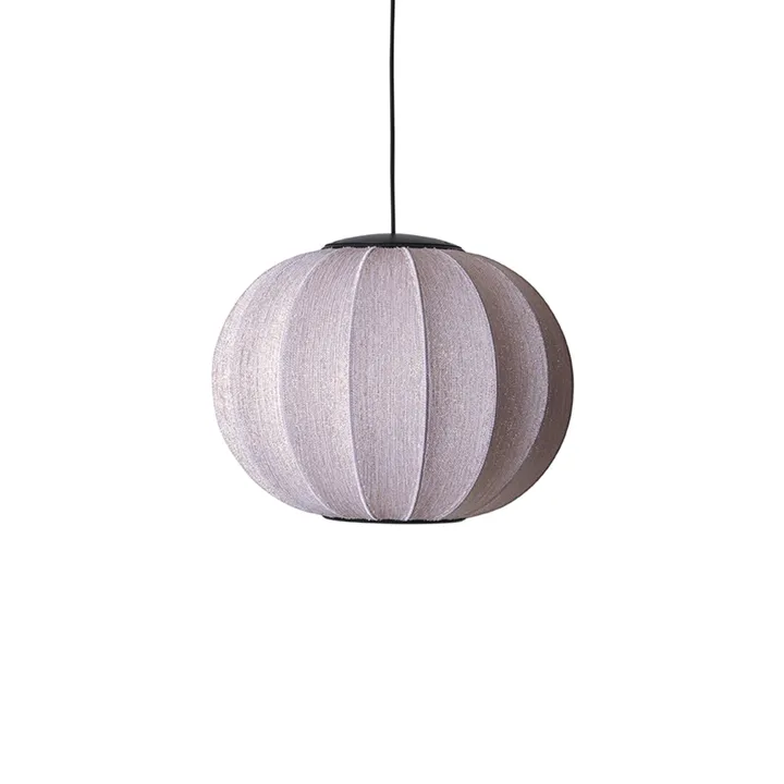 Made By Hand Anniversary Knit-Wit Ø45 Round Guld Glitter LED – pendel — produktfoto