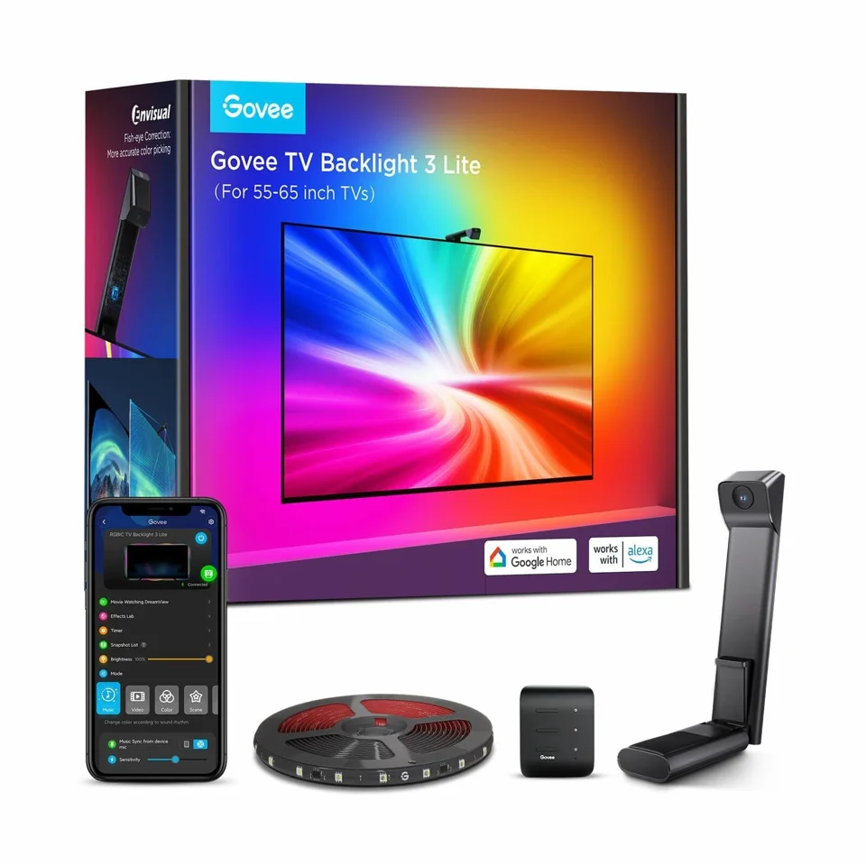 Govee H6099 Intelligent LED WiFi/Bluetooth Led Lys – væglampe — produktfoto