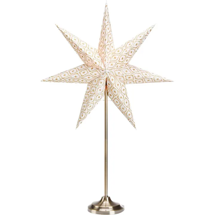 Markslöjd Baroque papirstjerne – bordlampe — produktfoto