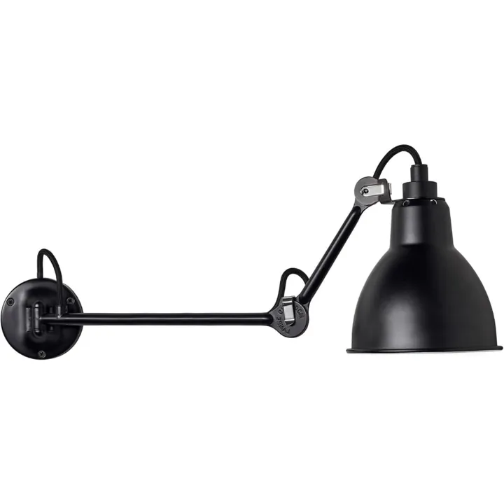 Lampe Gras 204 L40 Sort – væglampe — produktfoto