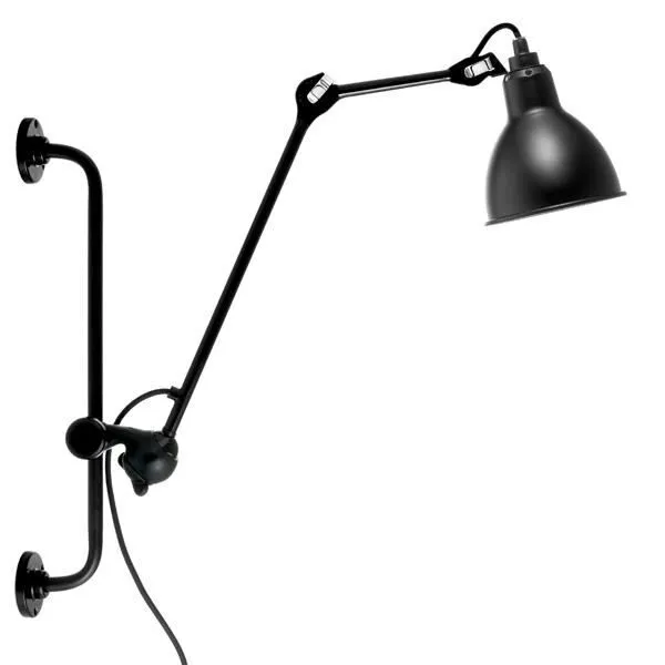 La Lampe Gras N210 Mat Sort – væglampe — produktfoto