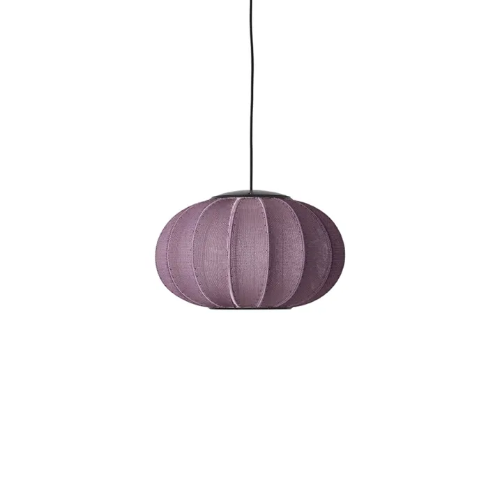Made By Hand Knit-Wit Oval Ø45 Burgundy LED – pendel — produktfoto