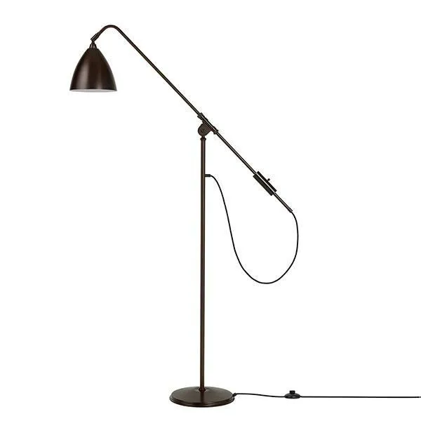 Bestlite BL4 Sort Messing – gulvlampe — produktfoto