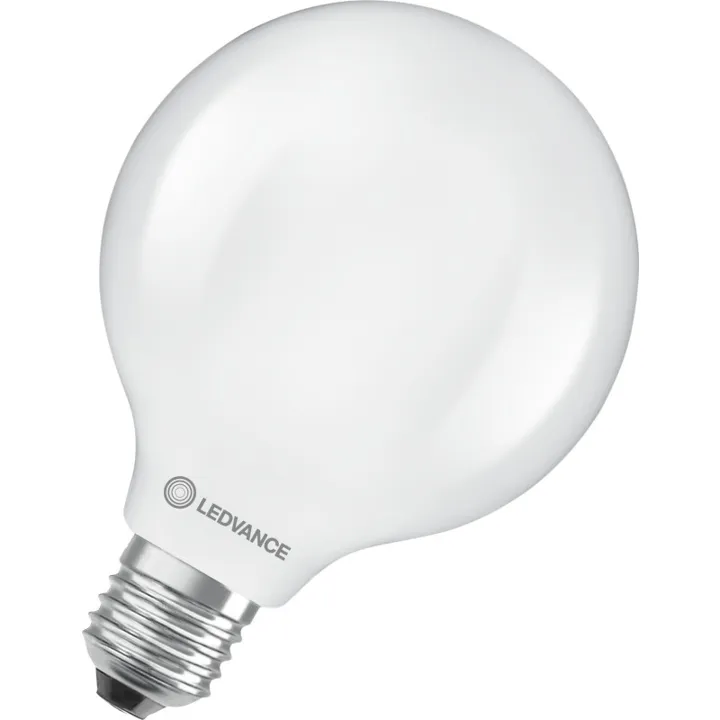 Ledvance E27 globepære, 6500K, 7,2W – pære — produktfoto