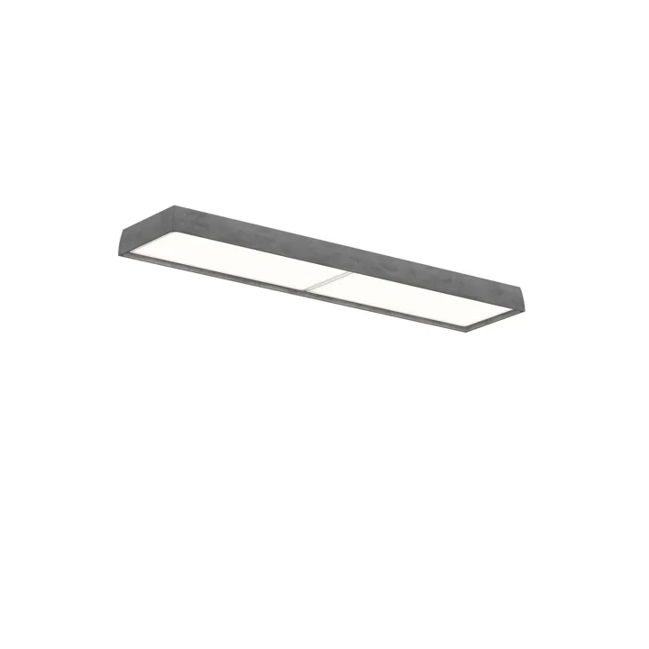 Louis Poulsen LP Slim Opal Diffuser 3000K & Dali Mørk Rå Aluminium – loftlampe — produktfoto