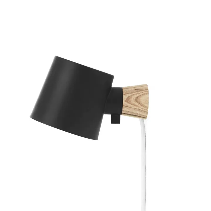 Normann Copenhagen Rise Sort – væglampe — produktfoto