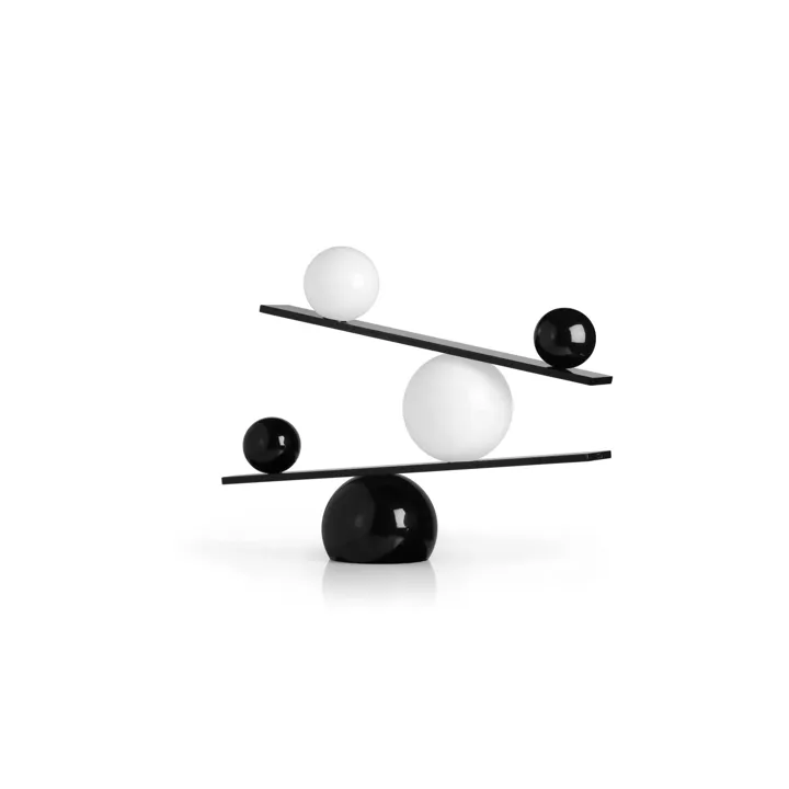 Oblure Balance V2 Sort – bordlampe — produktfoto