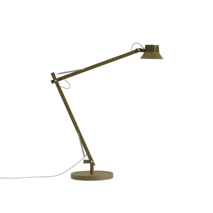 Muuto Dedicate L2 Brungrøn – bordlampe — produktfoto