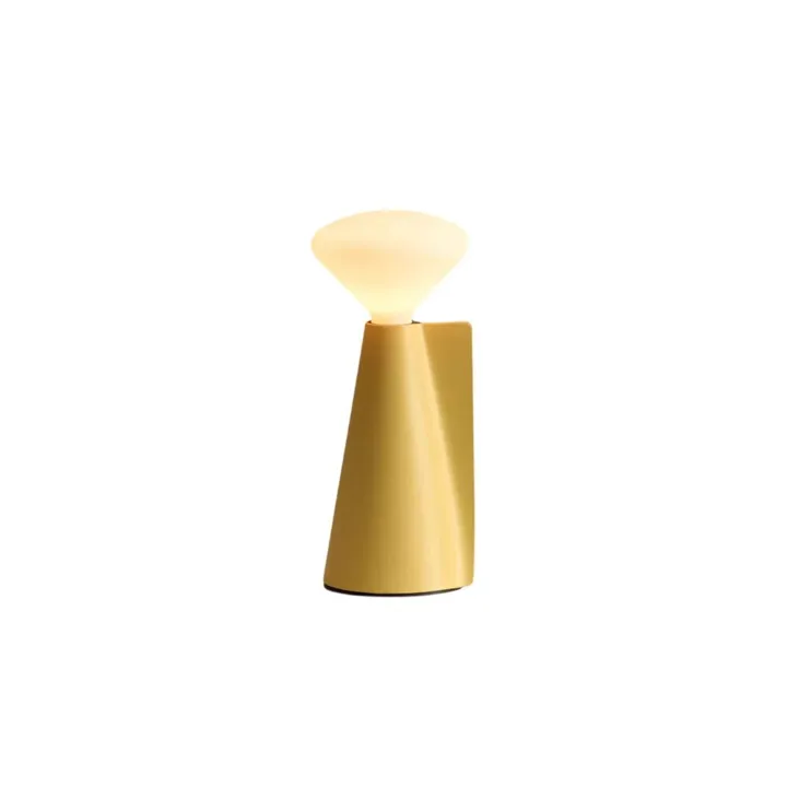 Tala Mantle Posset Yellow – transportabel bordlampe — produktfoto