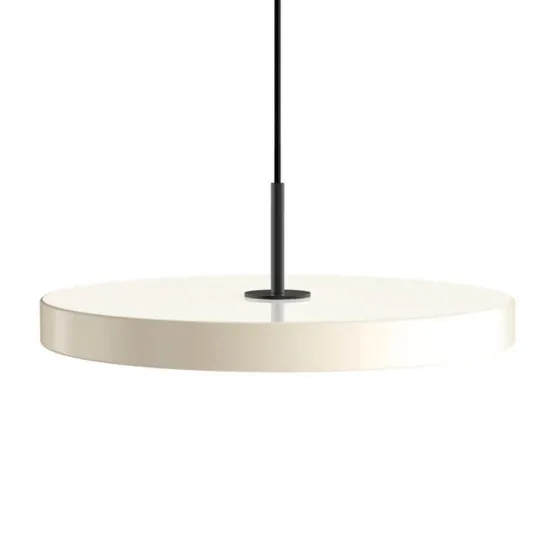 Umage Asteria medium , pearl hvid/sort – pendel — produktfoto
