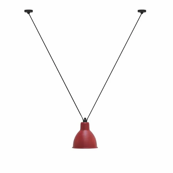 La Lampe Gras N323 XL Mat Rød Round – pendel — produktfoto