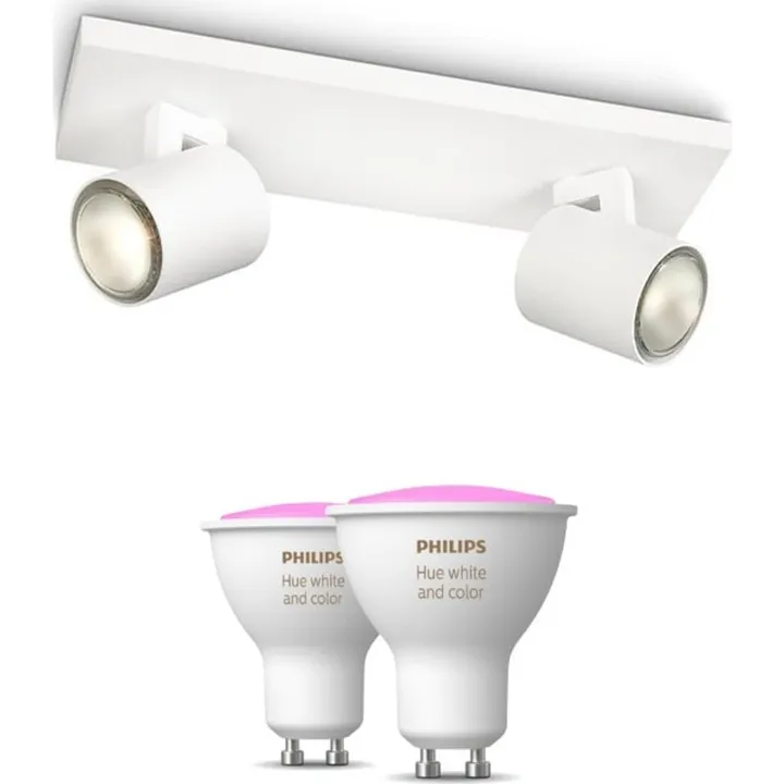 Philips Hue Philips Runner , 2 spots, Hue White Color Ambiance pærer – spot — produktfoto