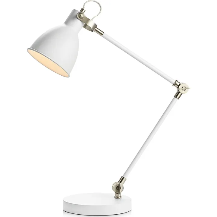 Markslöjd House arkitektlampe, hvid – bordlampe — produktfoto