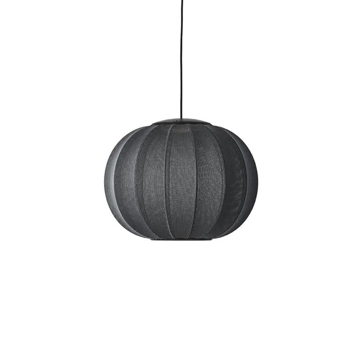 Made By Hand Knit-Wit Round Ø45 Sort LED – pendel — produktfoto