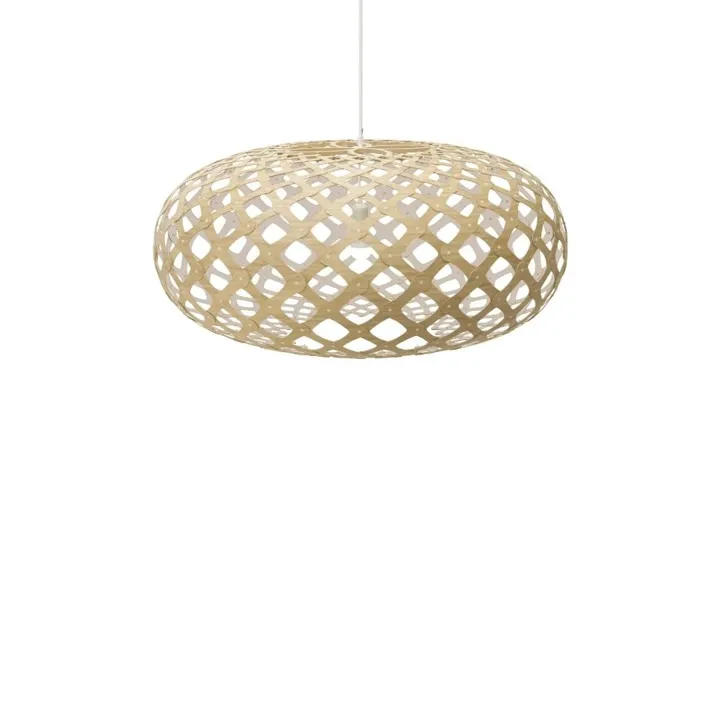 David Trubridge Kina Ø100 Bamboo / Hvid – pendel — produktfoto