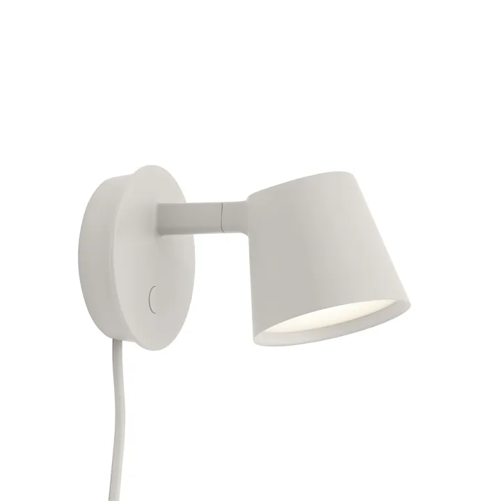 Muuto Tip Grå – væglampe — produktfoto